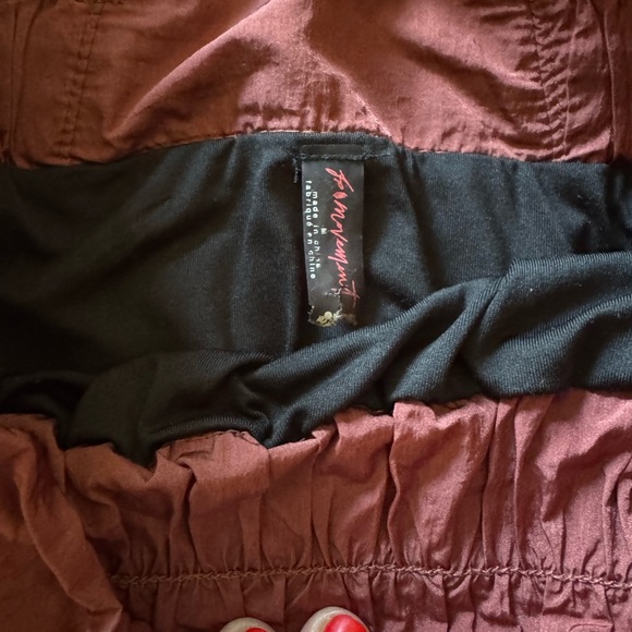 Free People Movement way home shorts wine color size medium - Picture 4 of 4